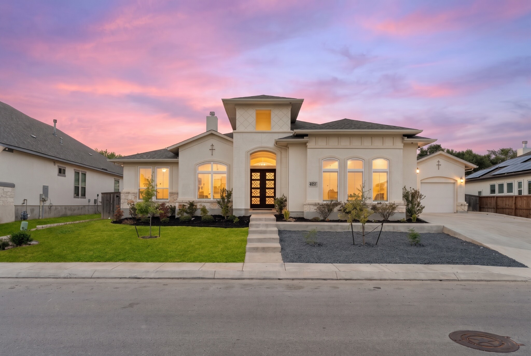 4051 Wood Creek at twilight