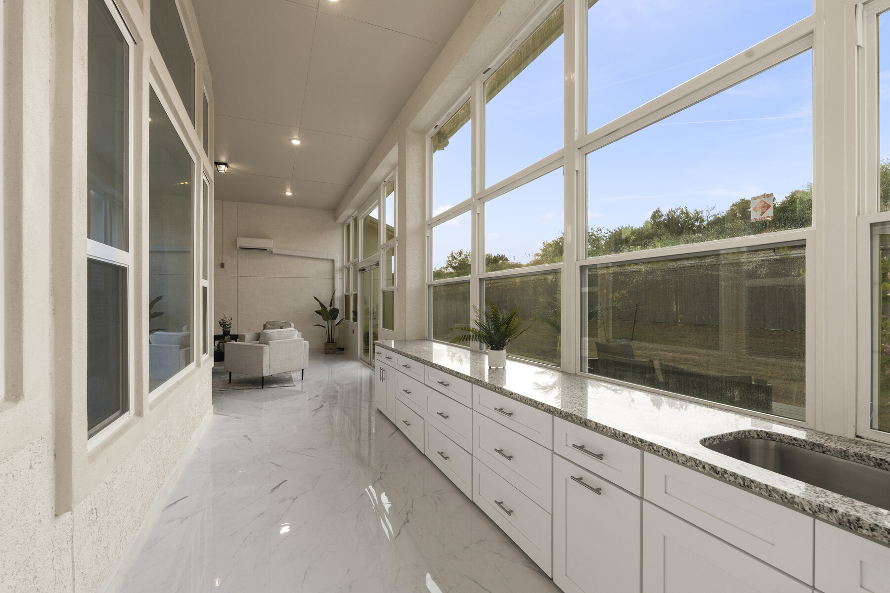 Florida room cabinetry